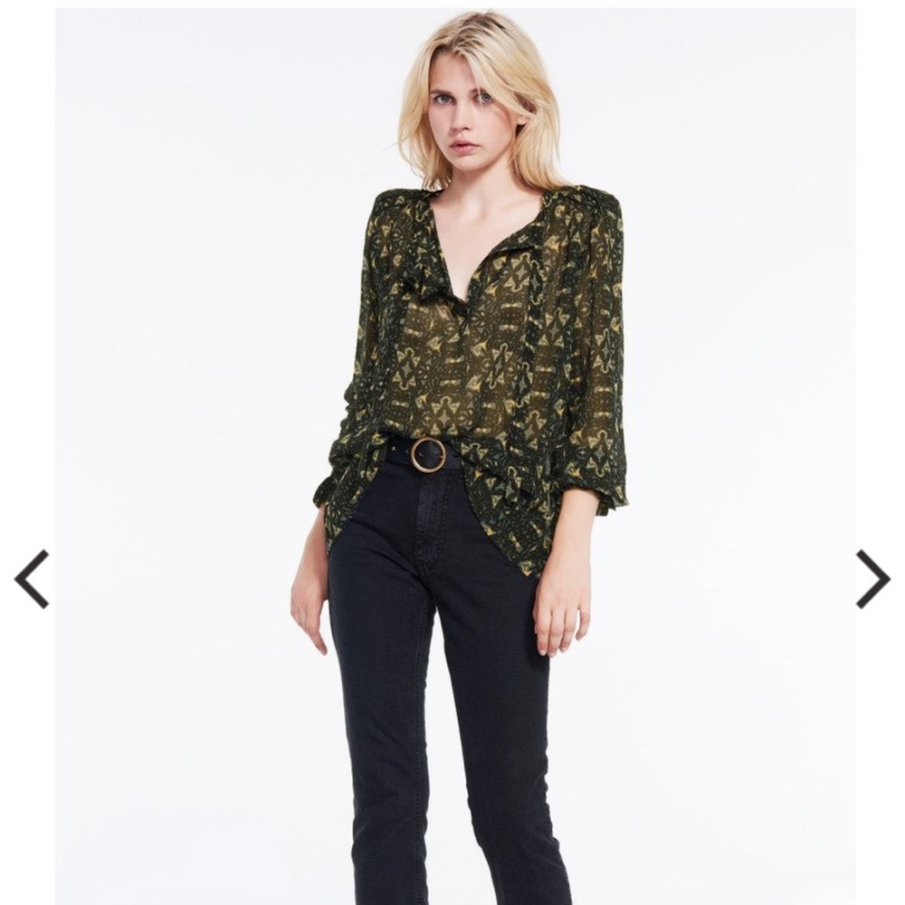 NWOT BA&SH Rodeo blouse - Picture 6 of 9